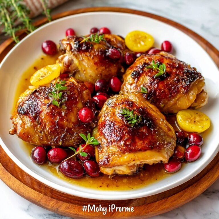 Roasted Cranberry Chicken Thighs Recipe