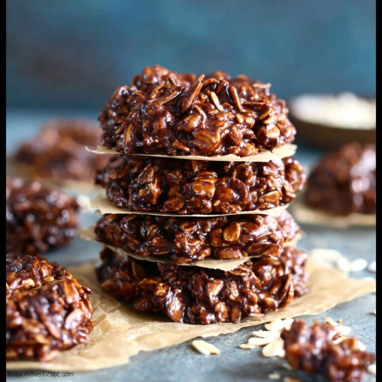 No-Bake Chocolate Oatmeal Cookies Recipe