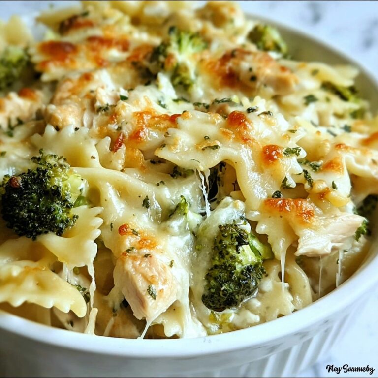 Chicken and Broccoli Alfredo Bake Recipe