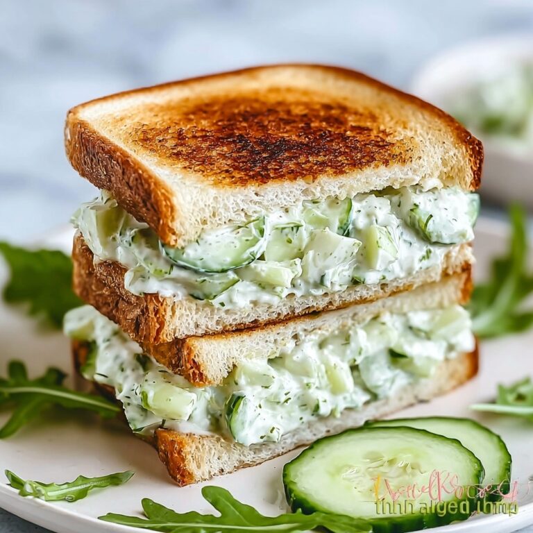 Easy Cucumber Salad Sandwiches Recipe