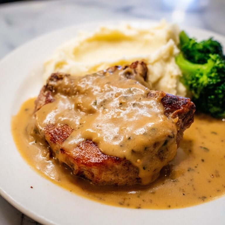 Easy Baked Pork Chops in Gravy Recipe