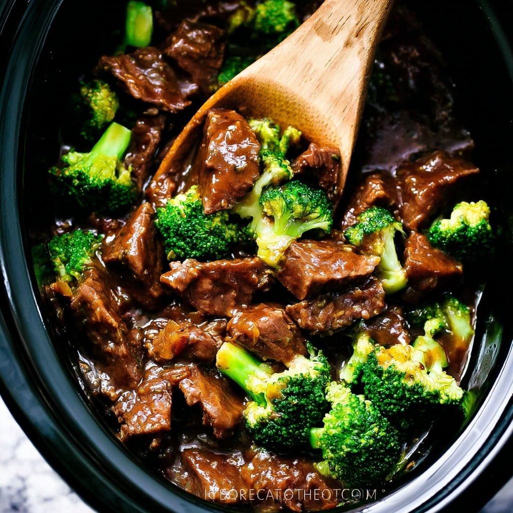 Crock Pot Beef and Broccoli Recipe - Recipe Image