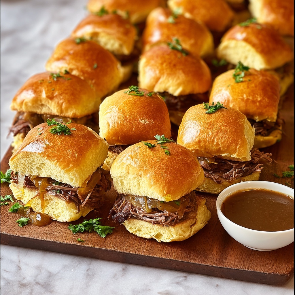 French Dip Sliders Recipe - Recipe Image