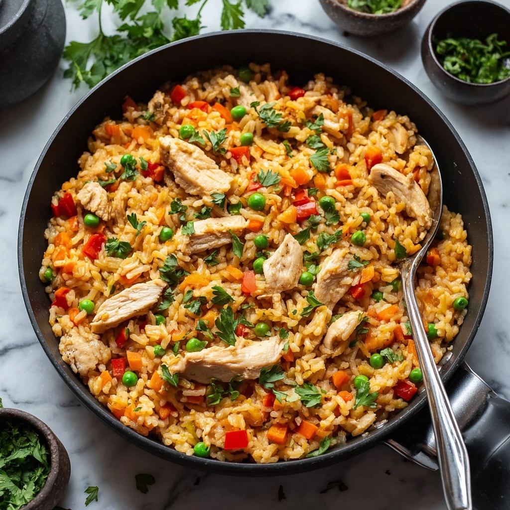 Turkey and Herb Rice Skillet Recipe - Recipe Image