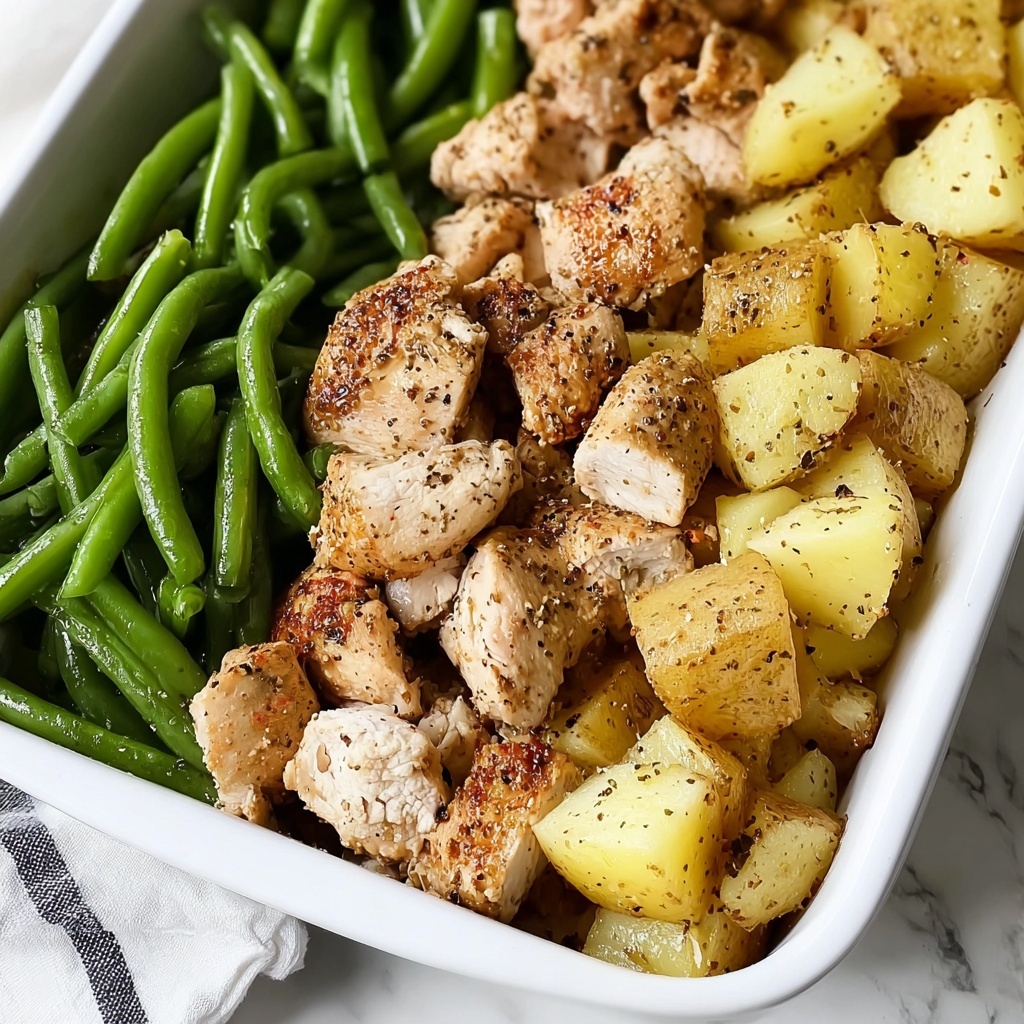 Italian Chicken Green Bean Bake Recipe - Recipe Image