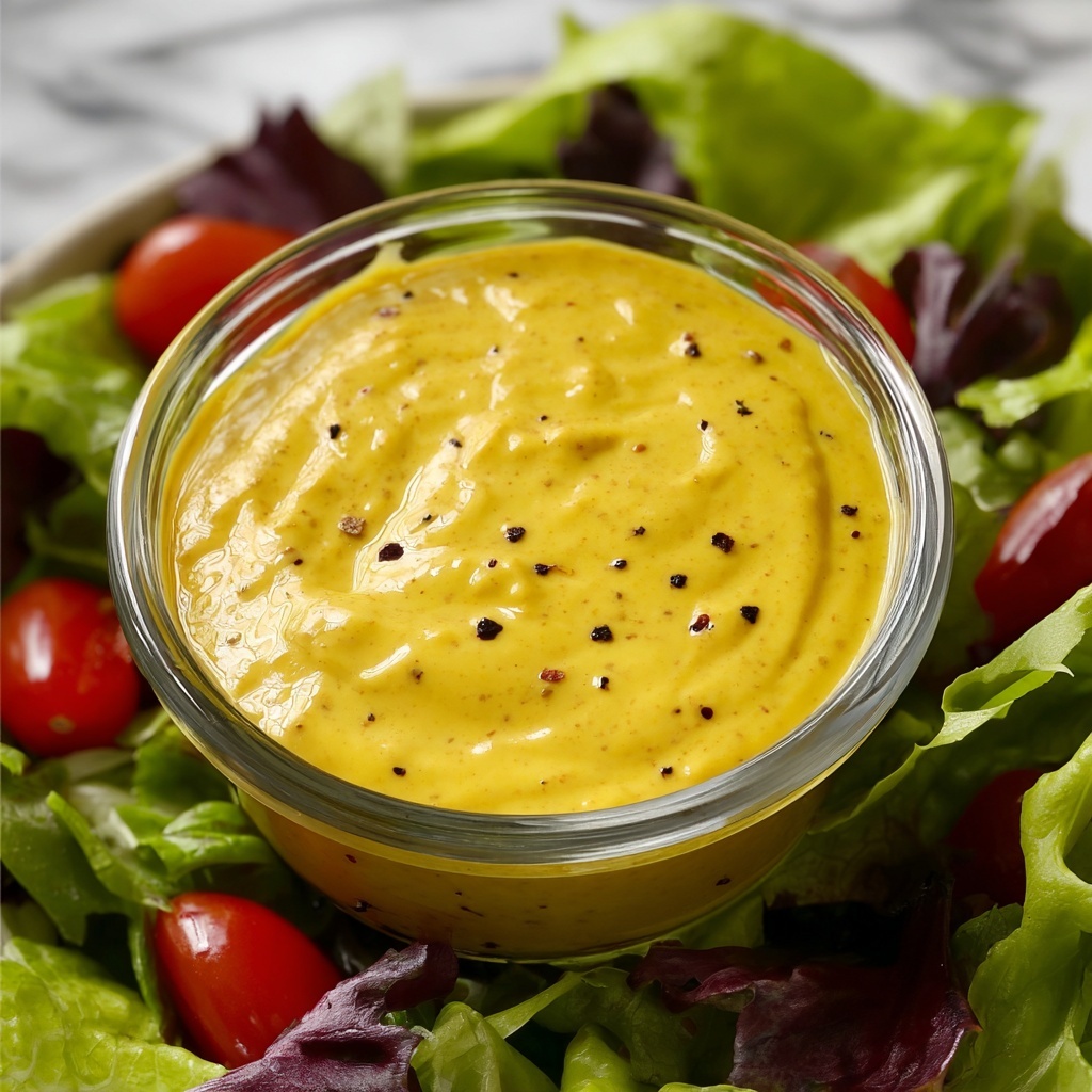 Homemade Honey Mustard Dressing Recipe - Recipe Image