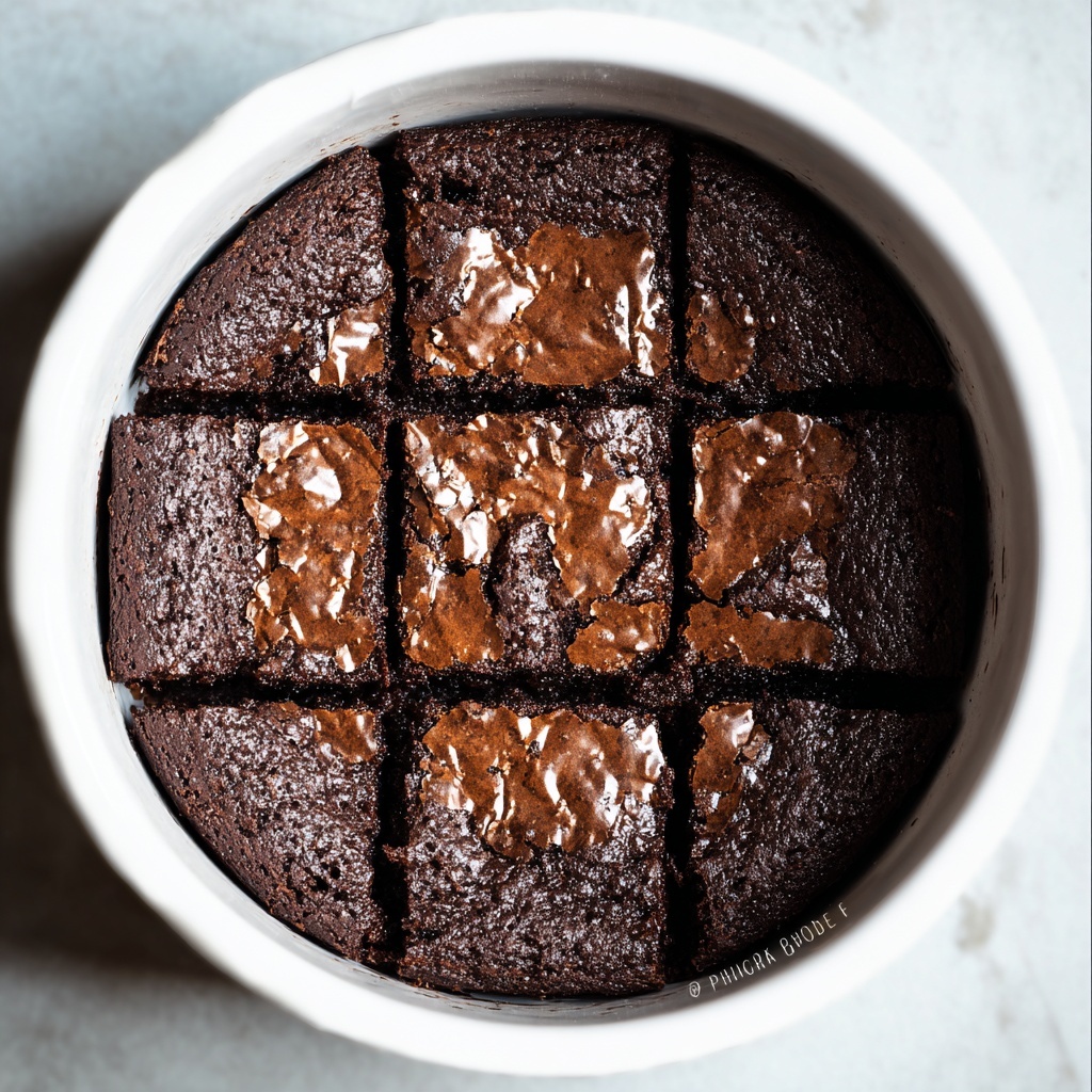 One Bowl Brownies Recipe - Recipe Image