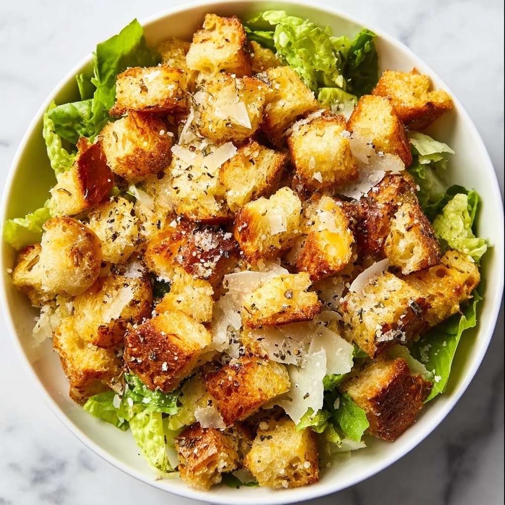 Easy Homemade Croutons Recipe - Recipe Image