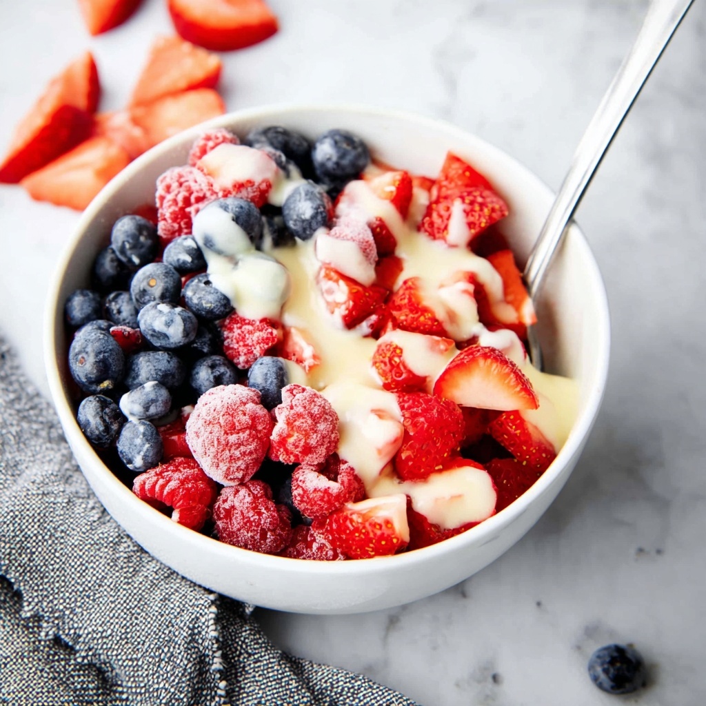 Greek Yogurt Berry Fruit Salad Recipe - Recipe Image