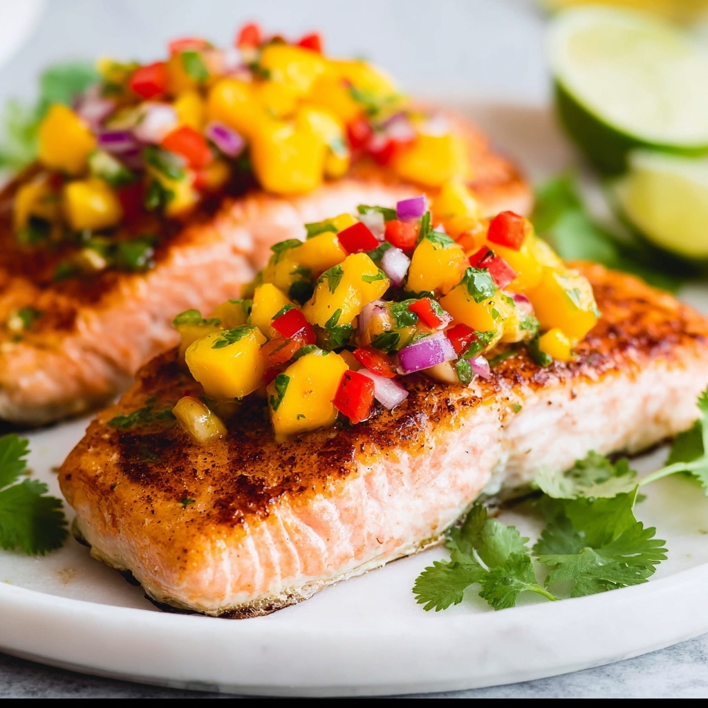 Mango Salsa Salmon Recipe - Recipe Image