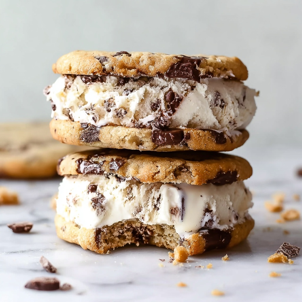 The Ultimate Cookie Dough Ice Cream Sandwich Recipe - Recipe Image