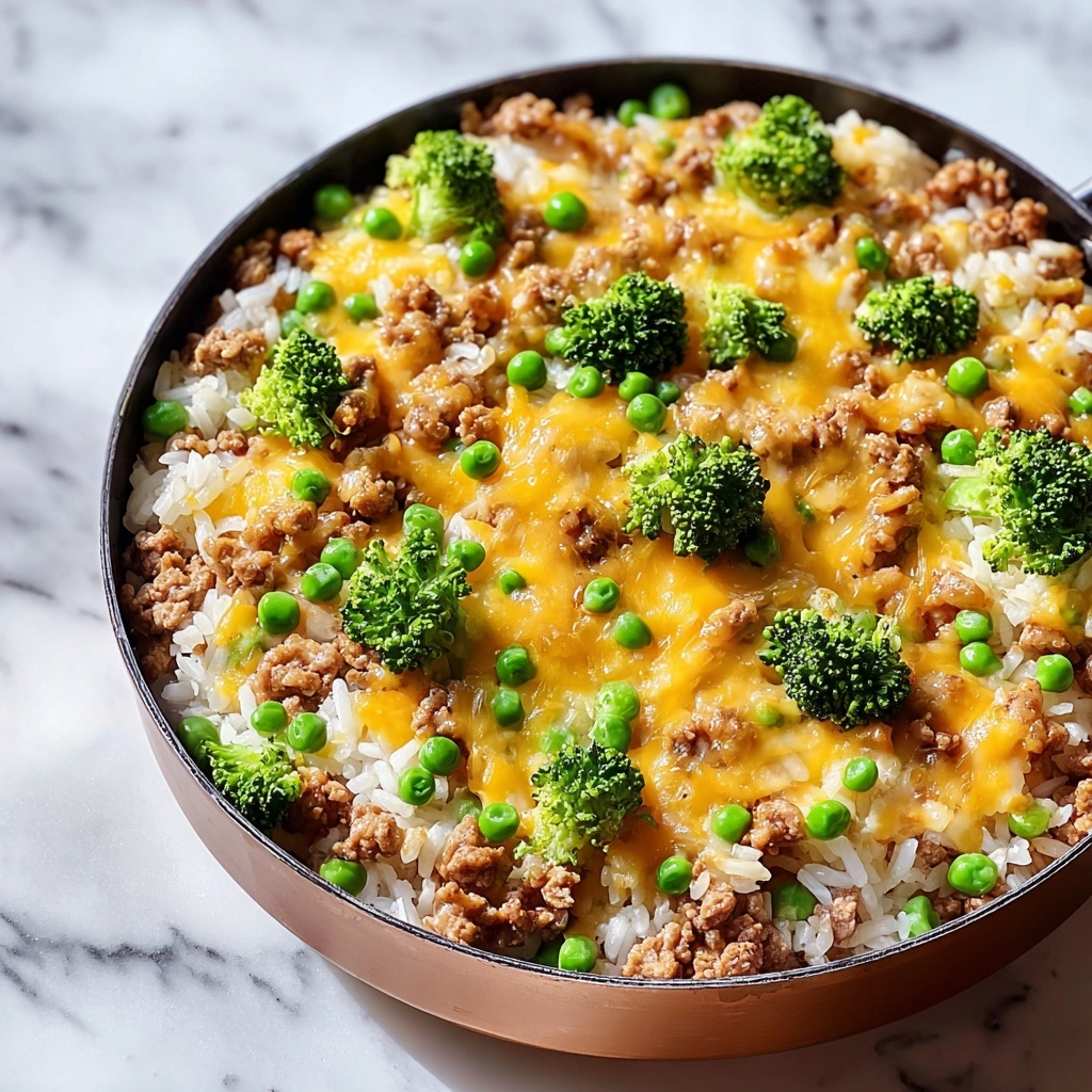Cheesy Turkey Rice Recipe - Recipe Image