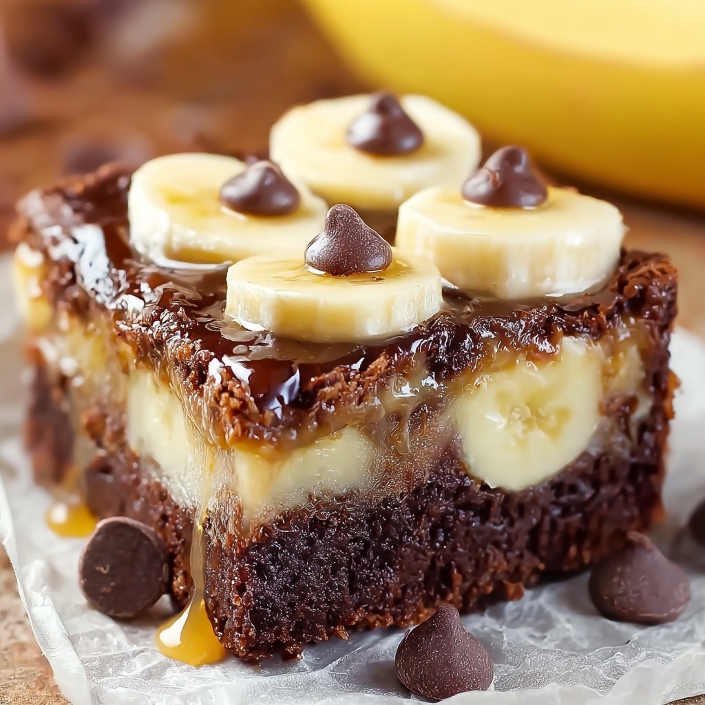 Banana Bread Brownies Recipe - Recipe Image