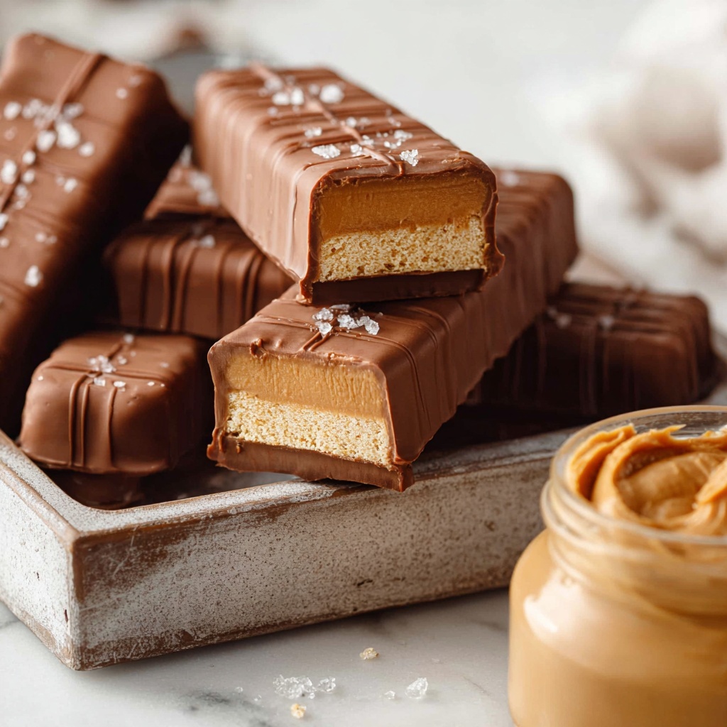 Vegan Peanut Butter Twix Bars Recipe - Recipe Image