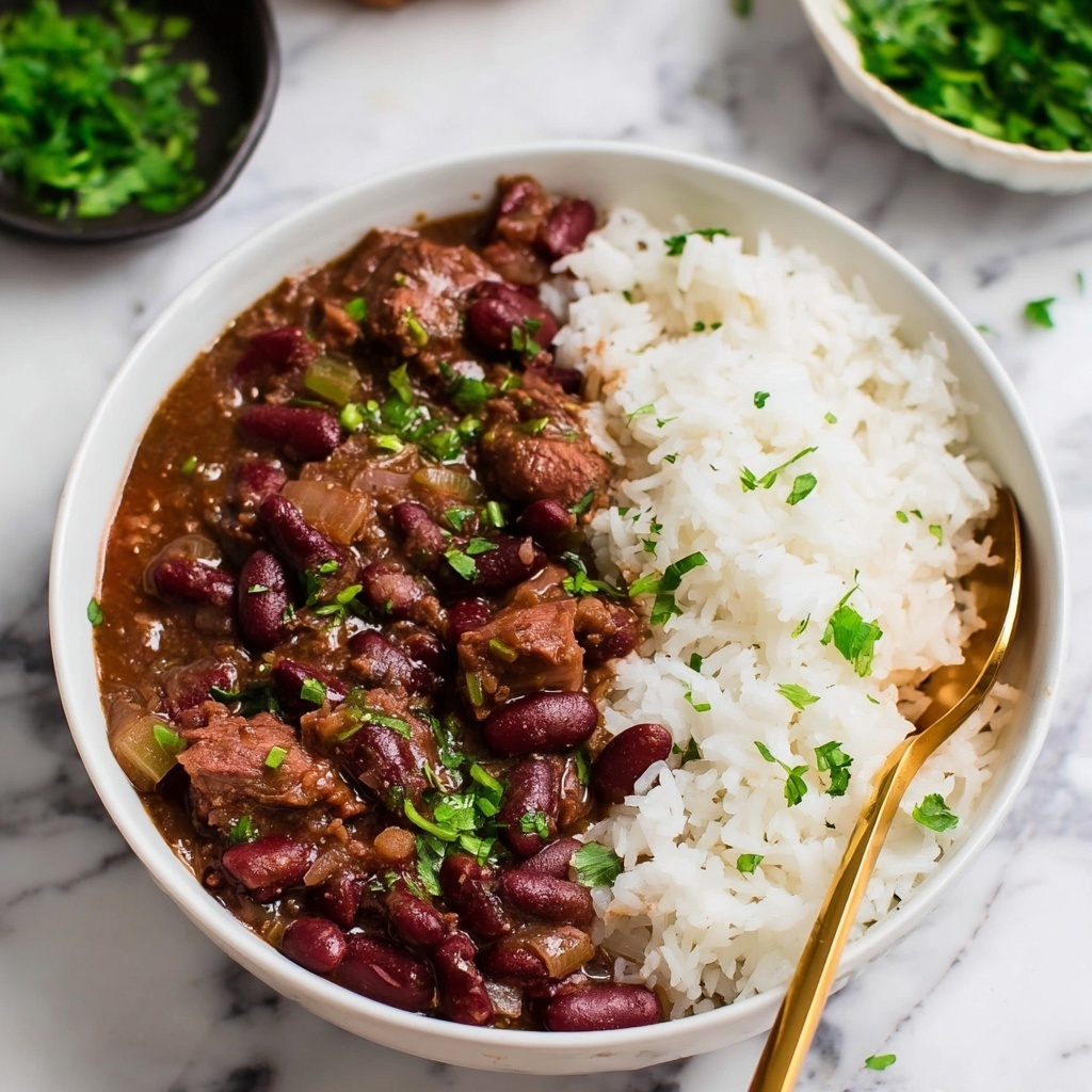 Louisiana Red Beans and Rice Recipe - Recipe Image