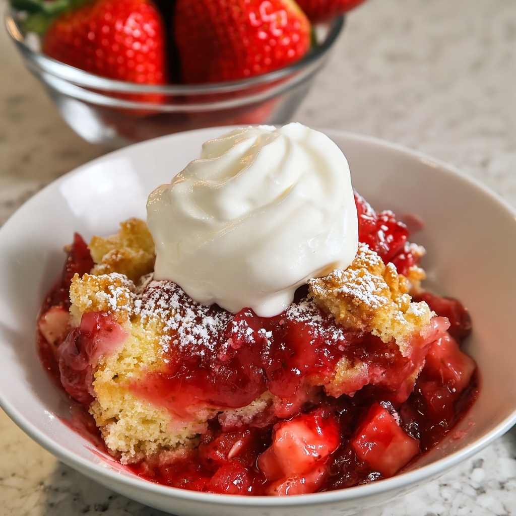 Easy Strawberry Cobbler Recipe - Recipe Image