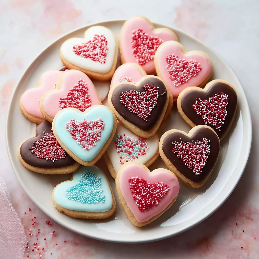 Sparkle Sweetheart Cookies Recipe - Recipe Image