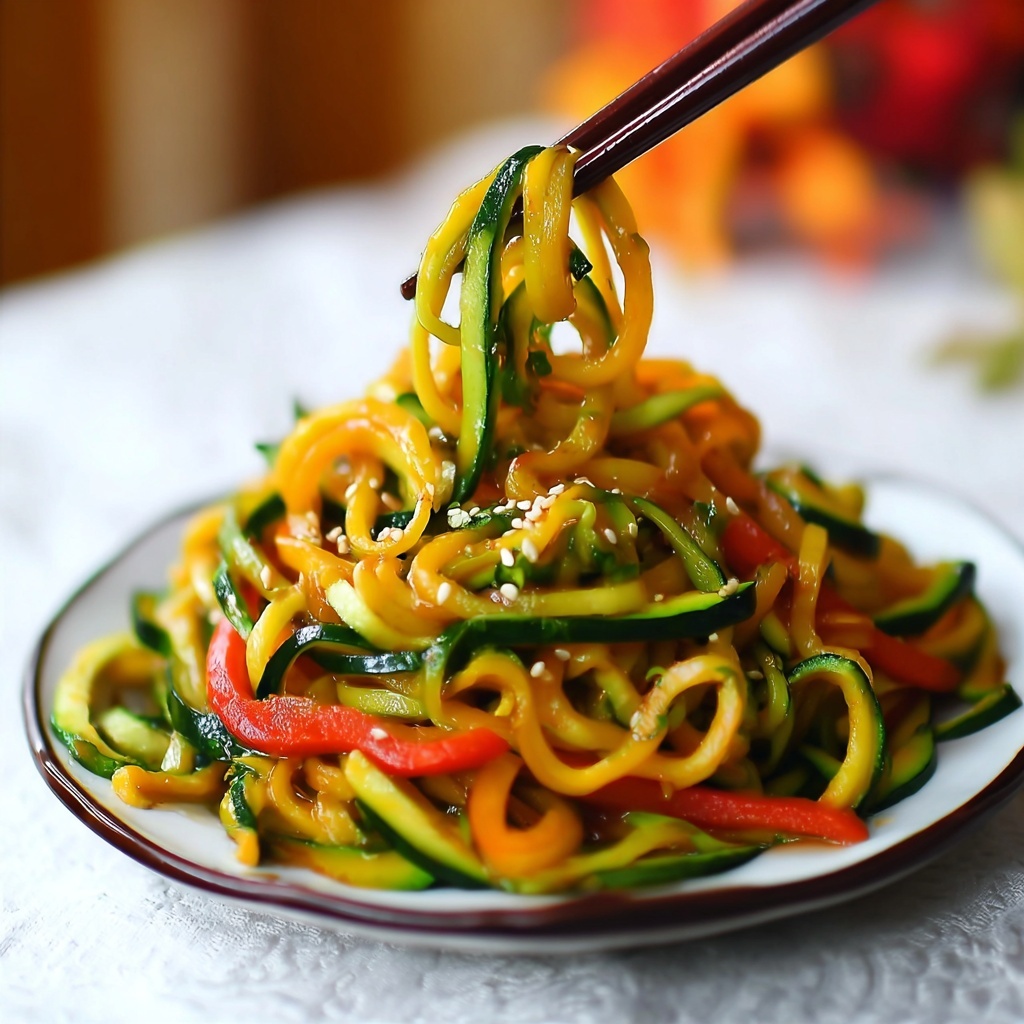Zucchini Noodle Stir-Fry Recipe - Recipe Image