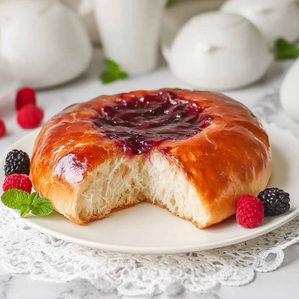 Giant Jam Bun Recipe - Recipe Image
