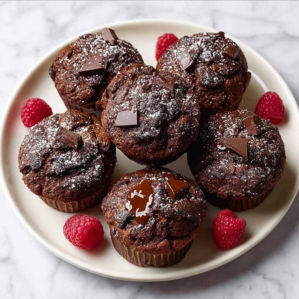 Double Chocolate Rye Muffins Recipe - Recipe Image