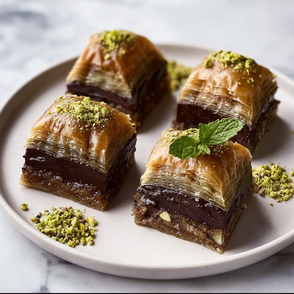 Chocolate Baklava with Parmida Chocolate Spread Recipe - Recipe Image