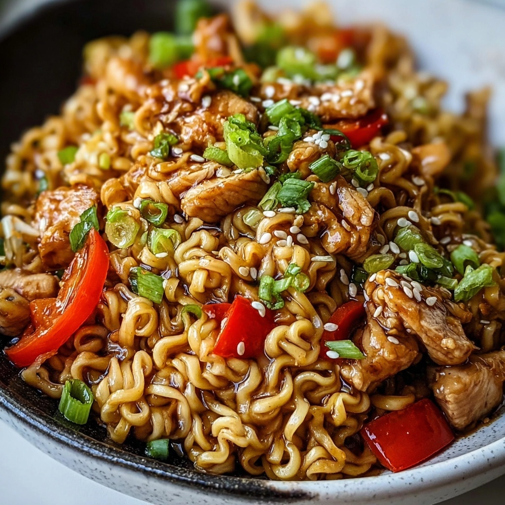 Chicken Ramen Stir Fry Recipe - Recipe Image