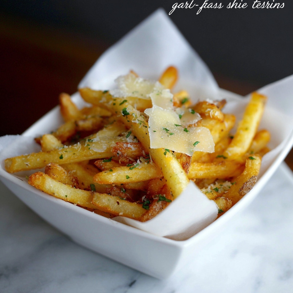 Garlic Parmesan French Fries Recipe - Recipe Image
