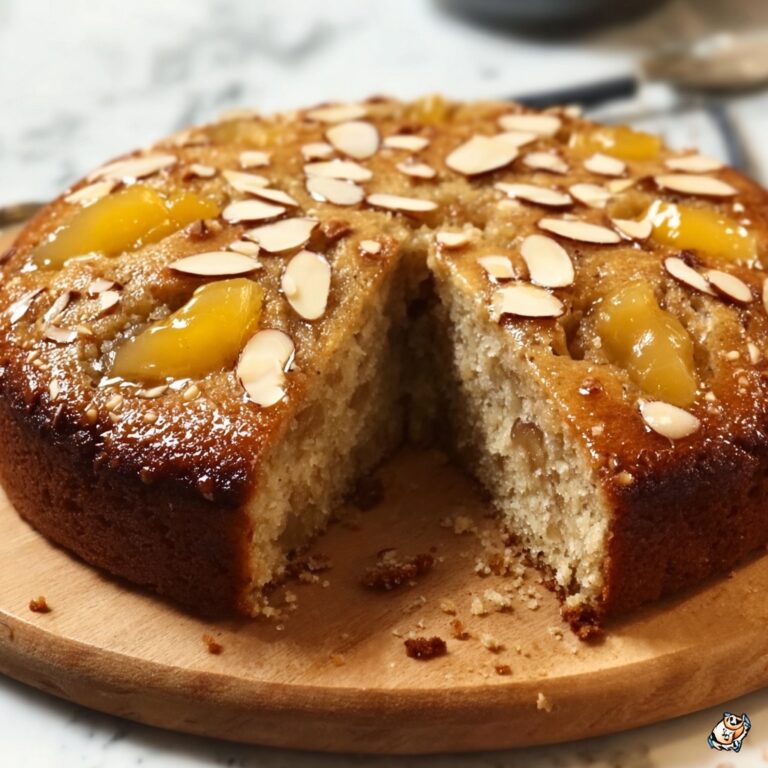 Cardamom Pear Almond Cake Recipe
