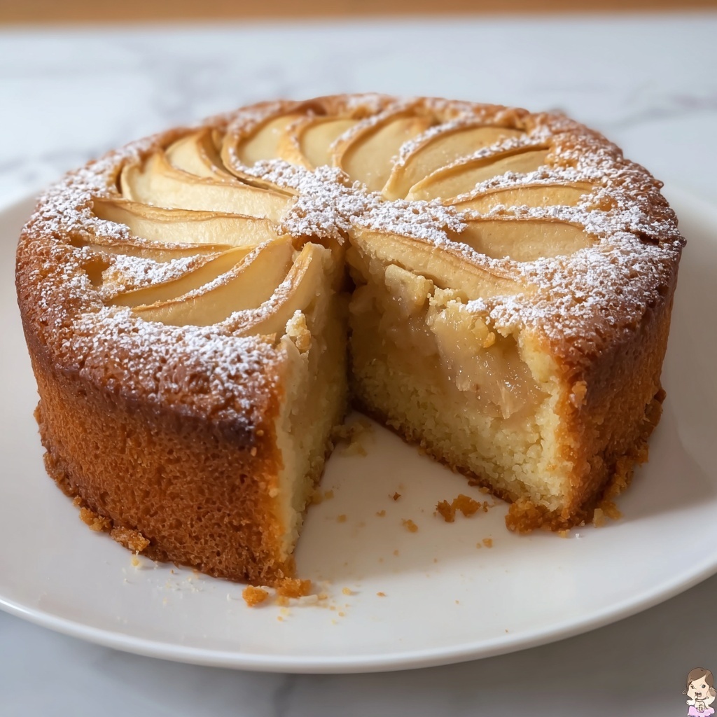 Buttery Pear and Almond Cake with Ground Almonds Recipe - Recipe Image