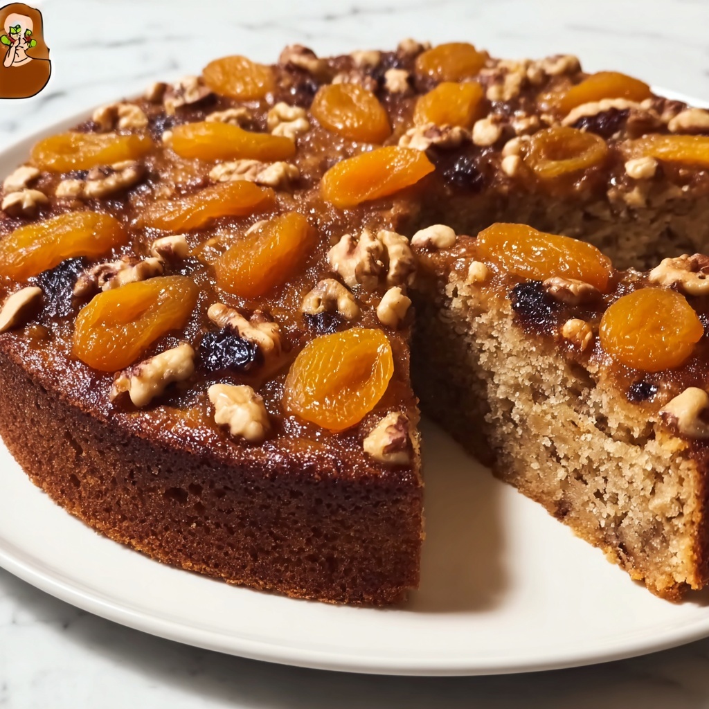 Orange and Date Cake with Walnuts Recipe - Recipe Image
