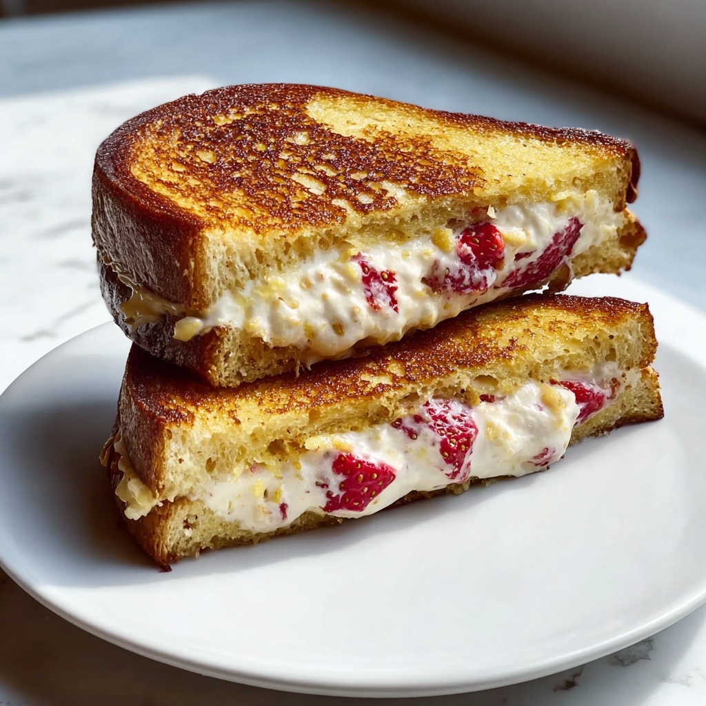 Fried Strawberry Cheesecake Sandwiches: 7 Indulgent Bites Recipe - Recipe Image