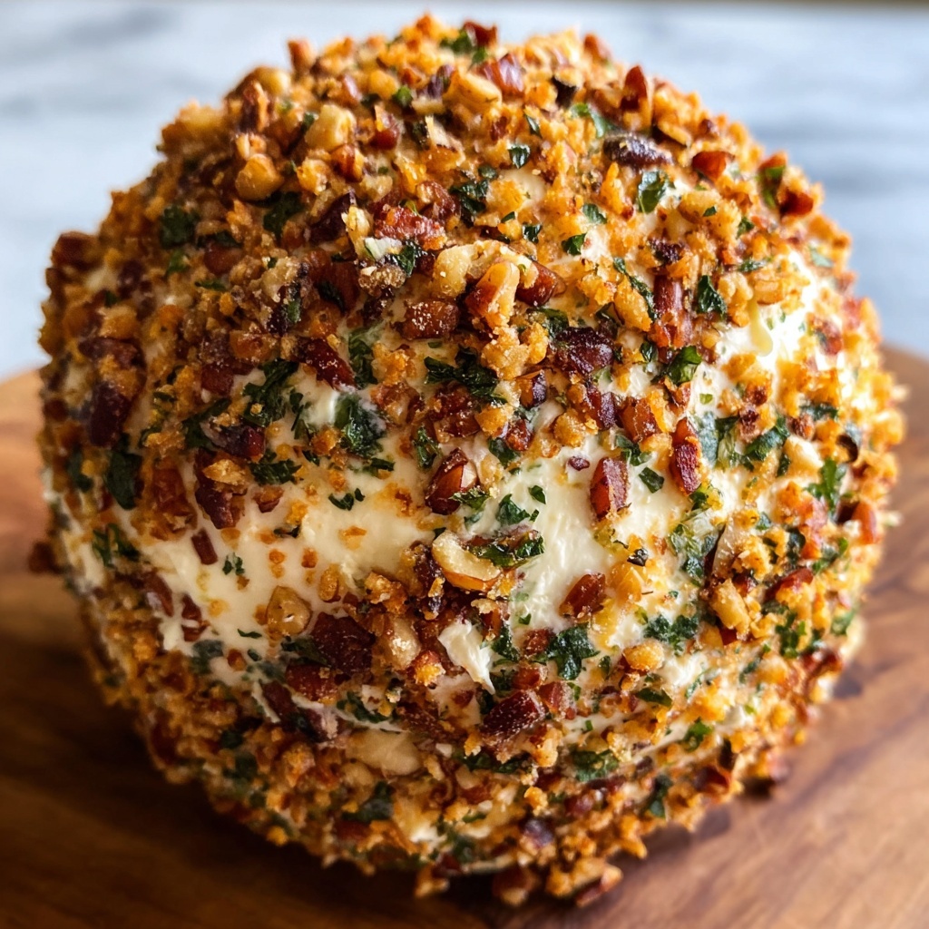 Cheese Ball Recipe with Pecans and Fresh Herbs Recipe - Recipe Image