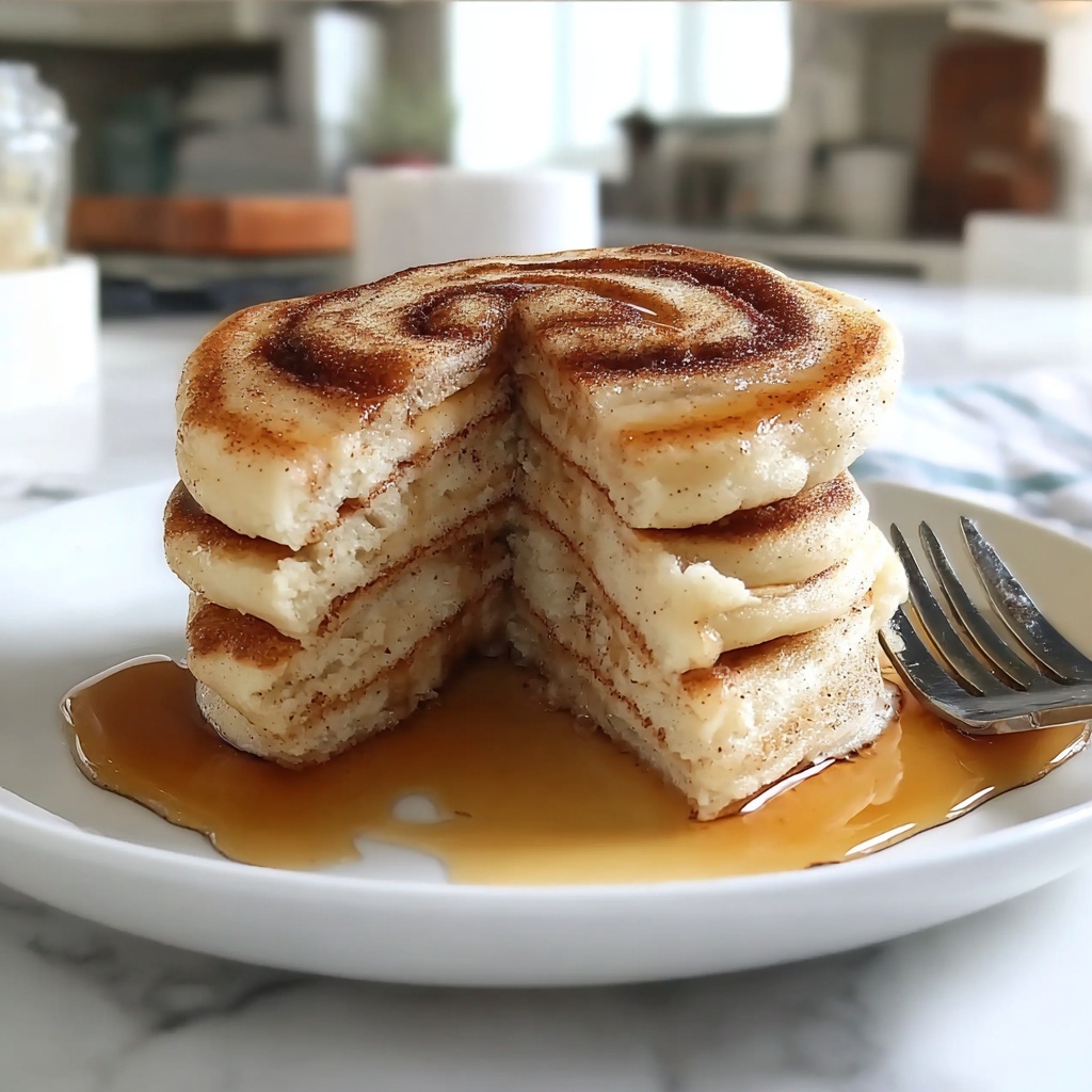 Cinnamon Swirl Pancakes: 25-Minute Cozy Bites of Bliss Recipe - Recipe Image