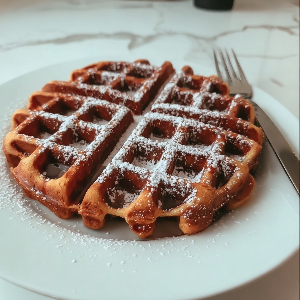 Chocolate Cinnamon Waffles Recipe - Recipe Image