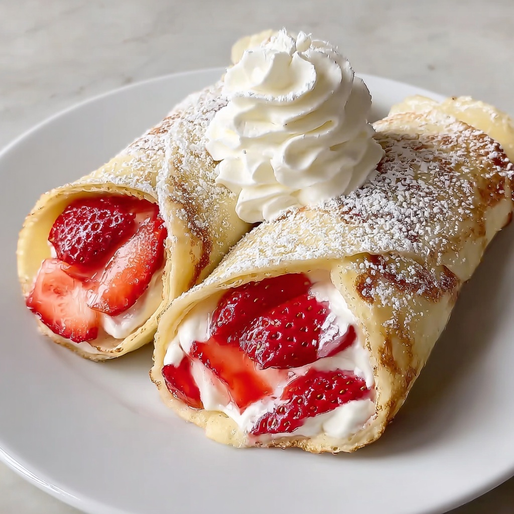 Strawberry Cream Pancake Roll: 7 Blissful Bites to Savor Recipe - Recipe Image