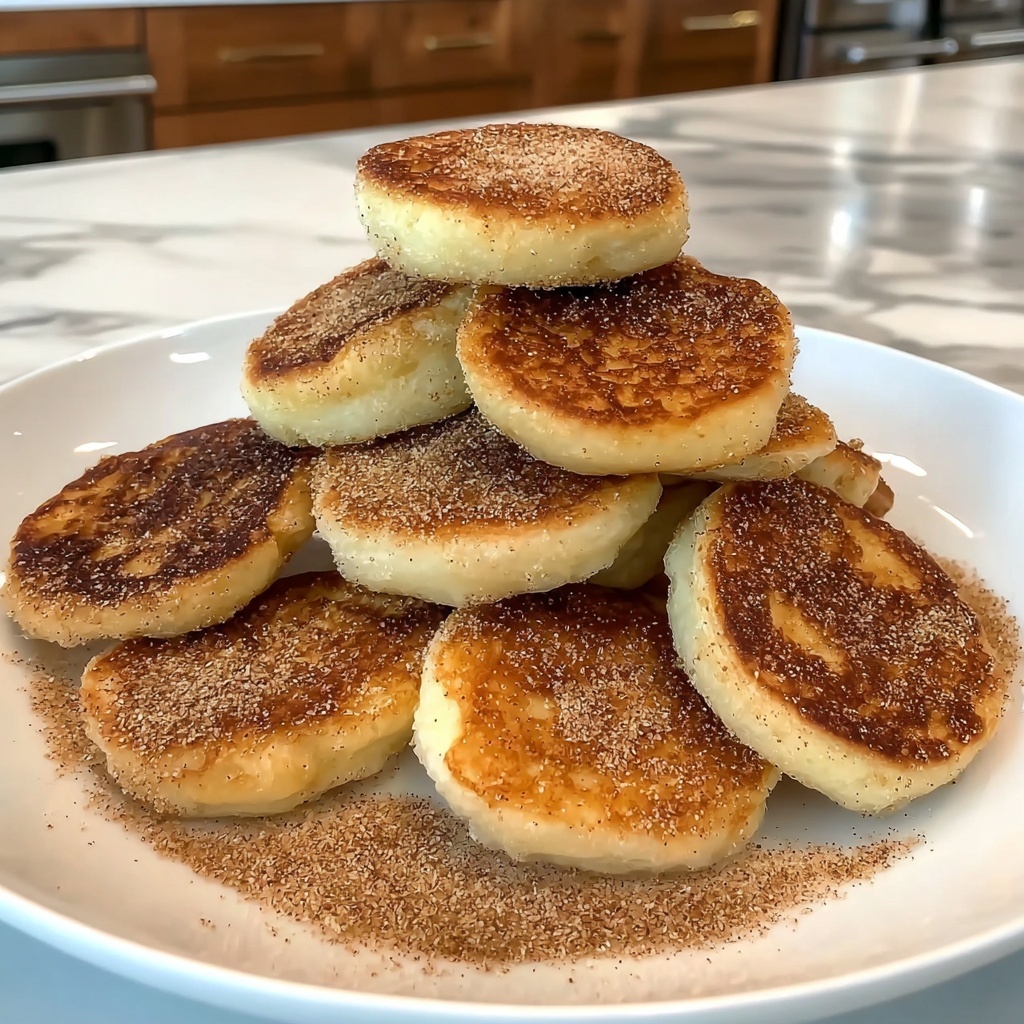 Cinnamon Sugar Mini Pancake Bites Recipe - Recipe Image