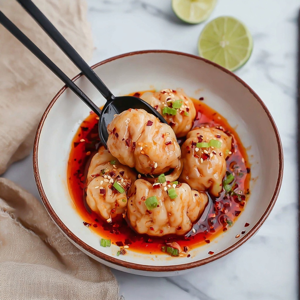 Savor Bean Curd Knots in Spicy Chili Oil Recipe - Recipe Image