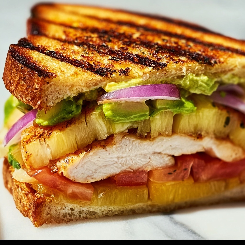 Savor the Flavor: Chicken Avocado Melt Sandwich Recipe - Recipe Image