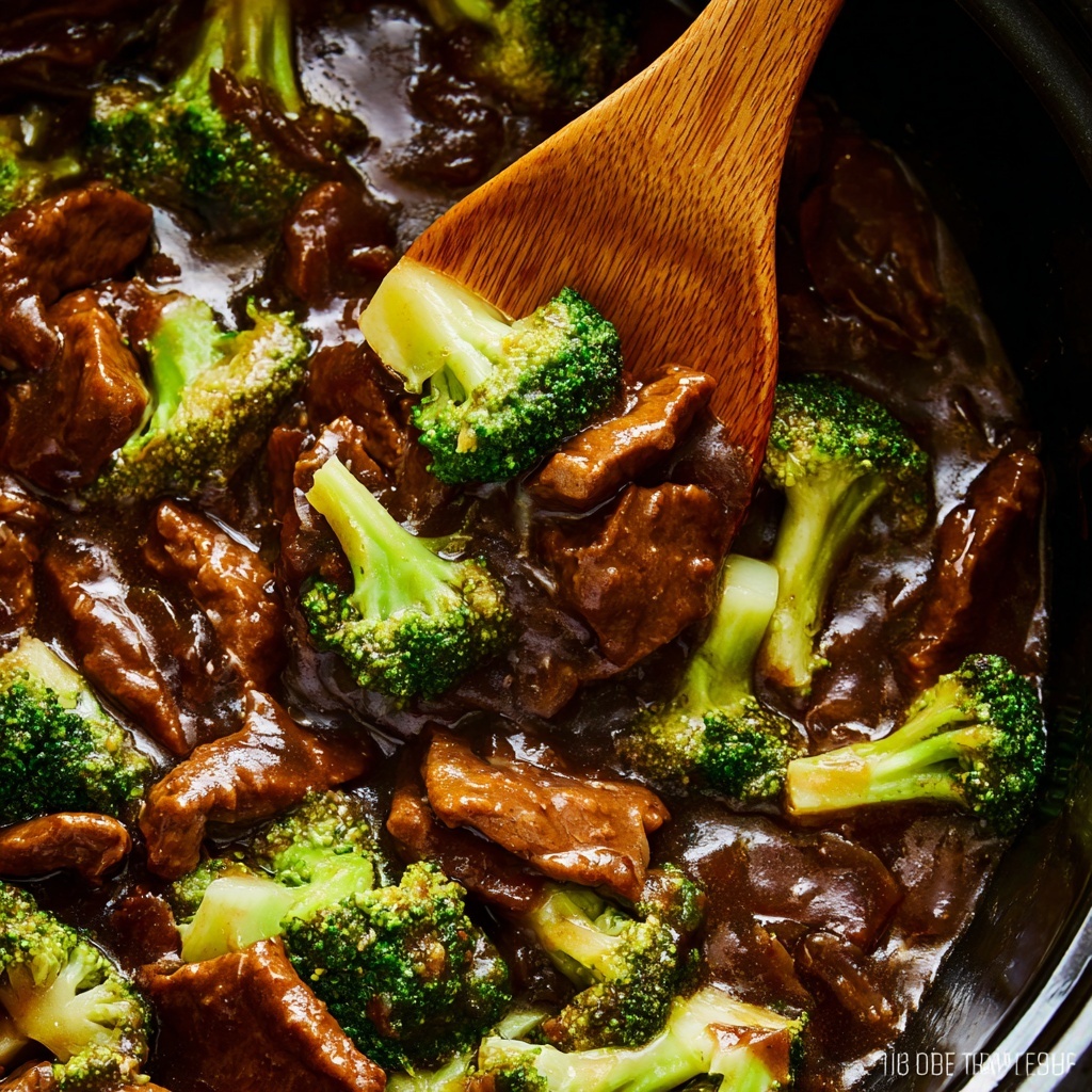 Crock Pot Beef and Broccoli Recipe - Recipe Image