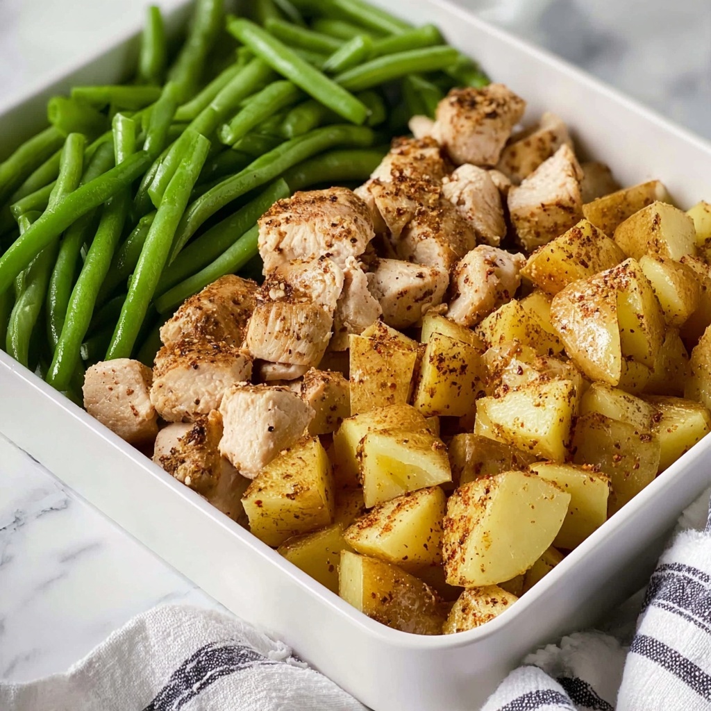 Italian Chicken Green Bean Bake Recipe - Recipe Image