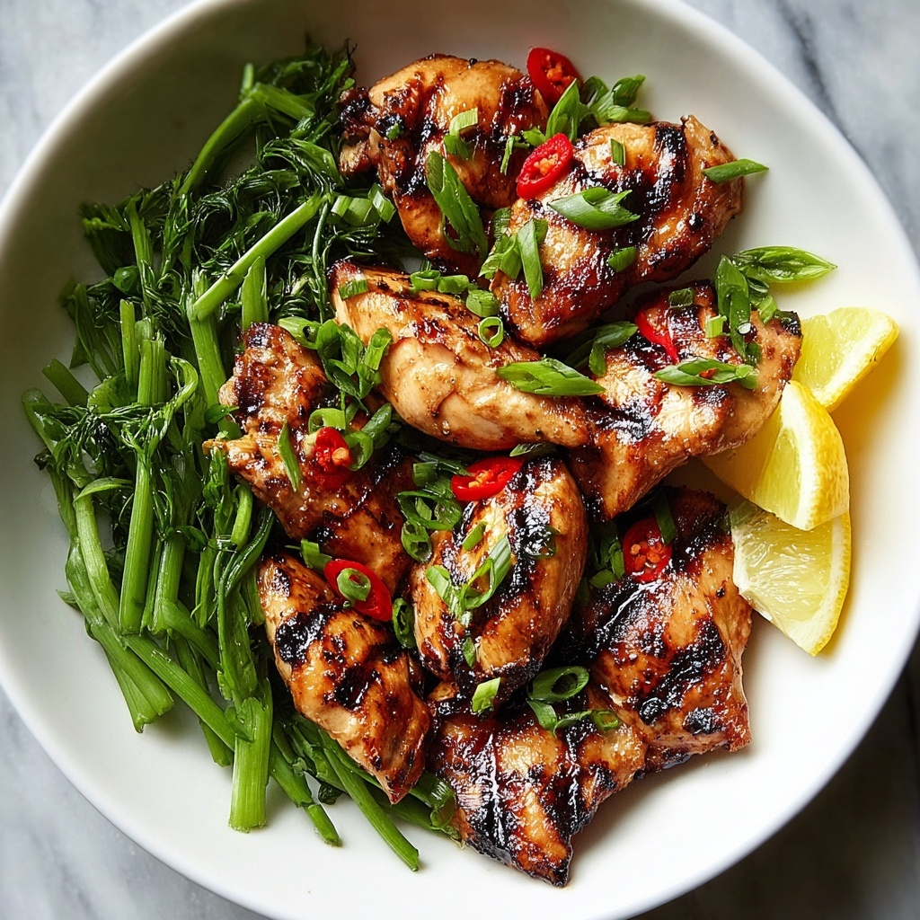Savory Vietnamese Grilled Chicken Recipe - Recipe Image