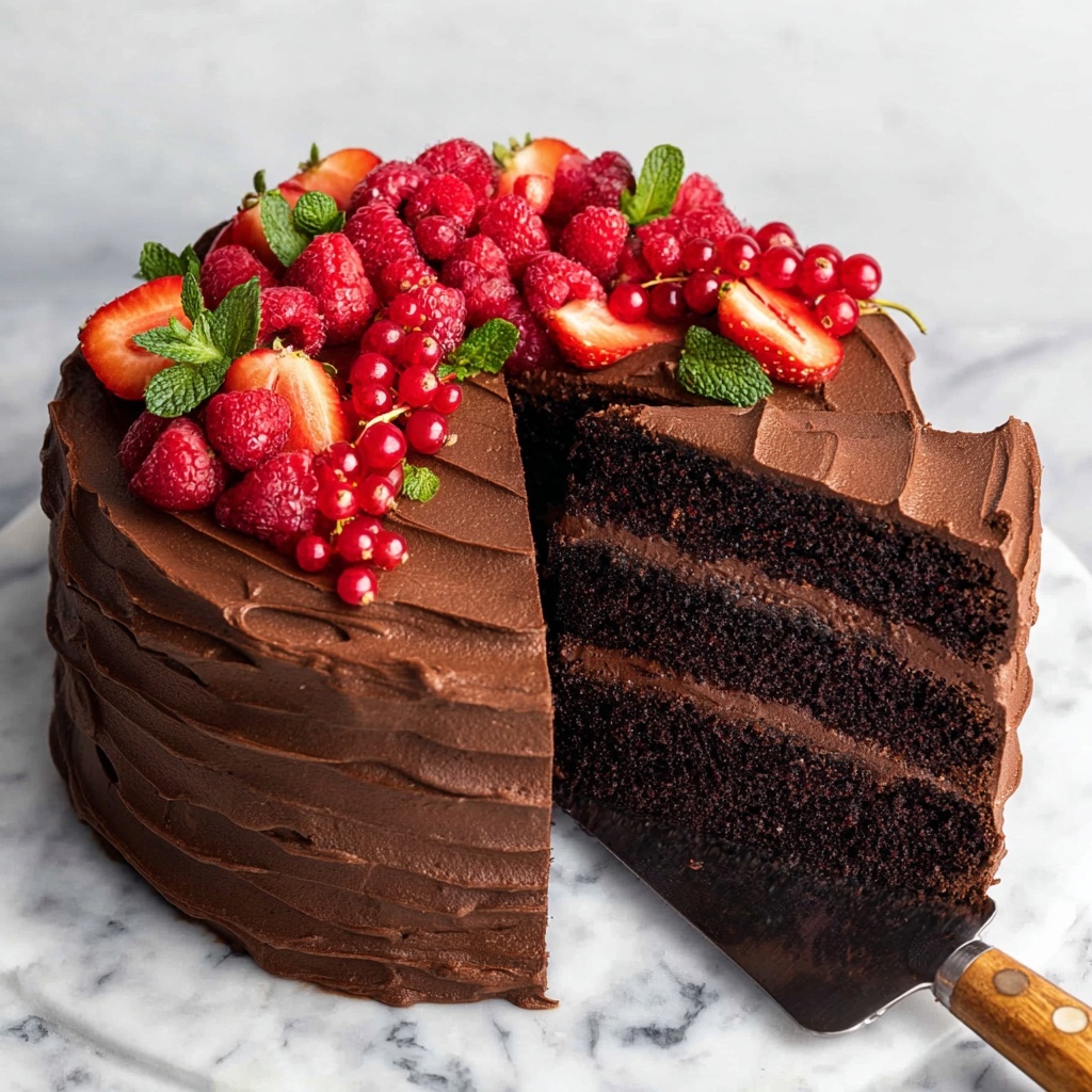 The Best Vegan Chocolate Cake Recipe - Recipe Image
