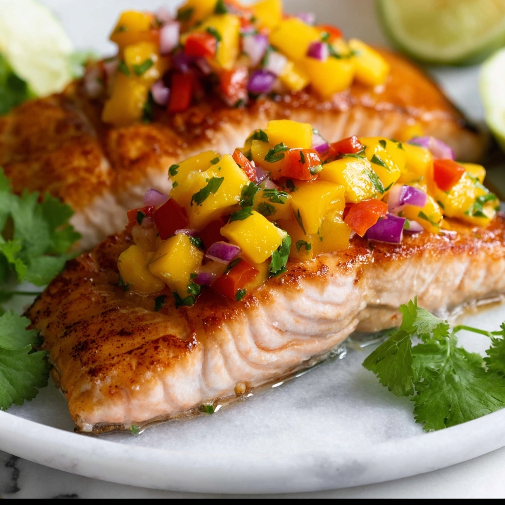 Mango Salsa Salmon Recipe - Recipe Image