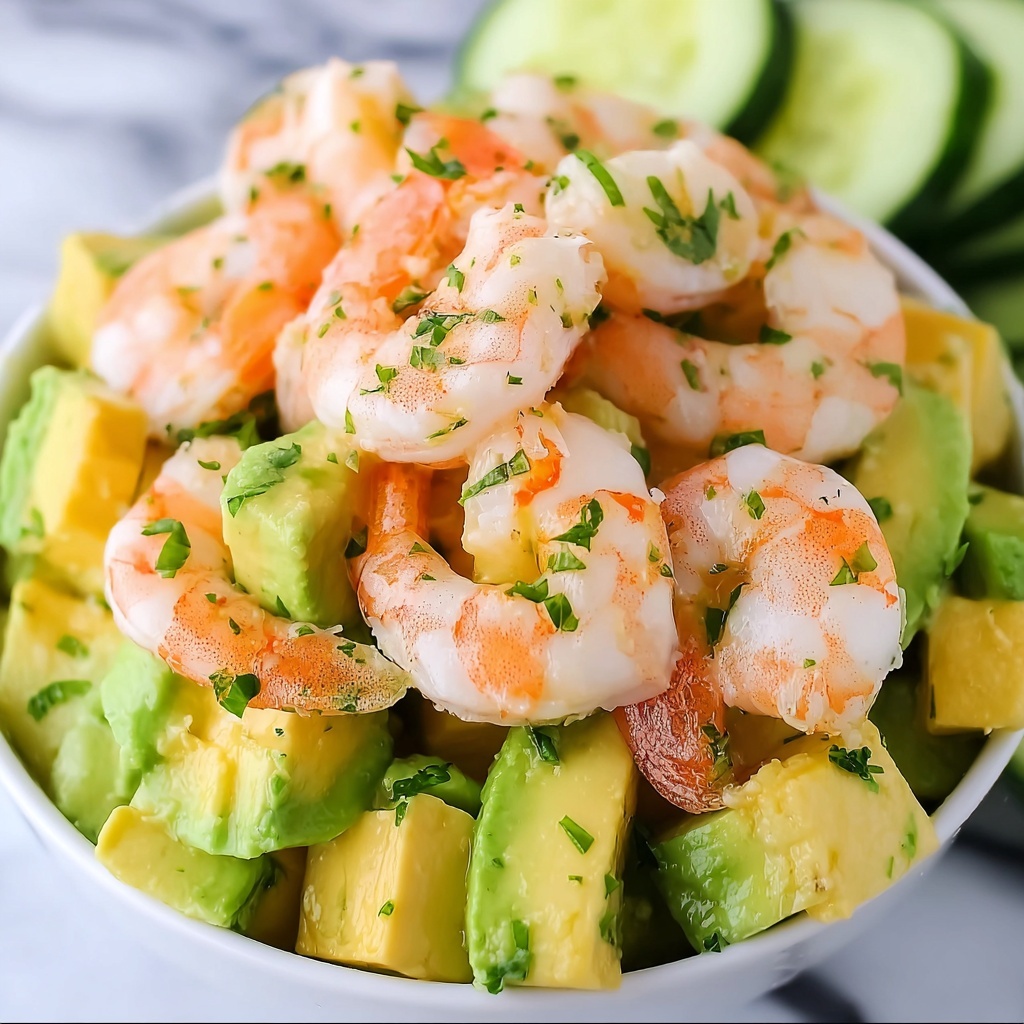 Zesty Avocado Shrimp Salad Recipe - Recipe Image