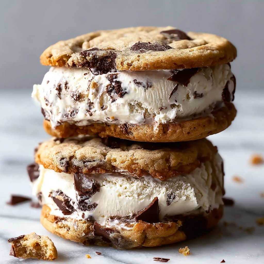 The Ultimate Cookie Dough Ice Cream Sandwich Recipe - Recipe Image