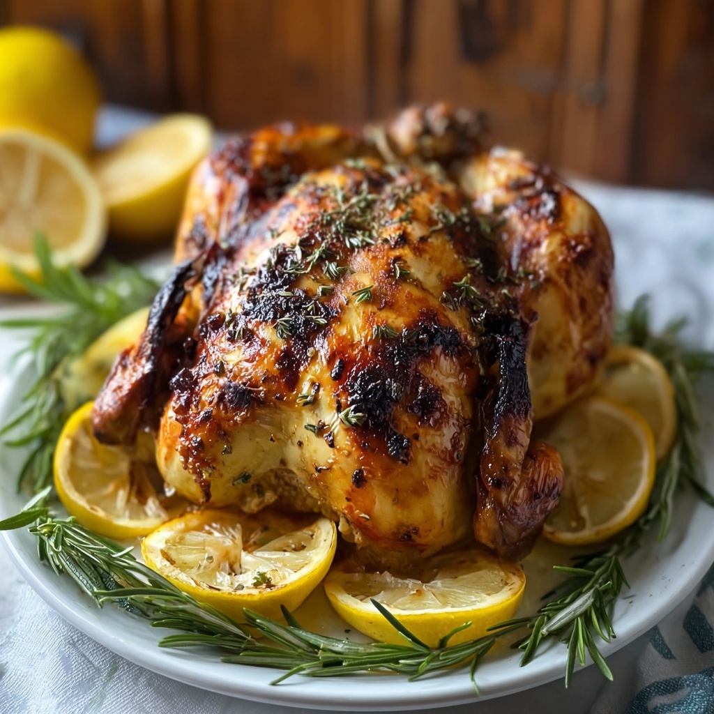 Lemon Herb Roasted Chicken Recipe - Recipe Image