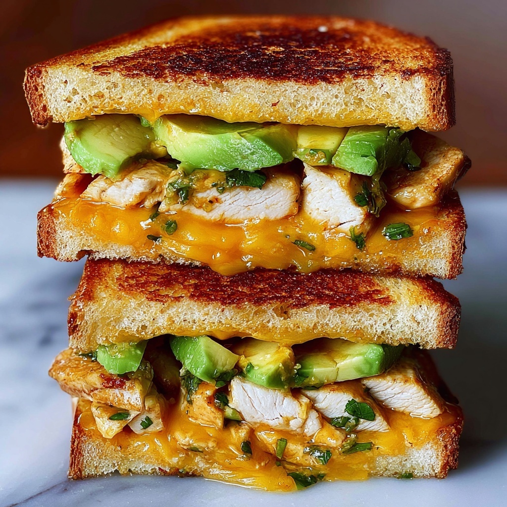 Chicken Avocado Melt Sandwich Recipe - Recipe Image