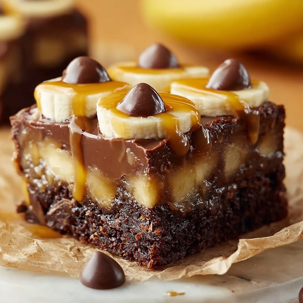 Banana Bread Brownies Recipe - Recipe Image