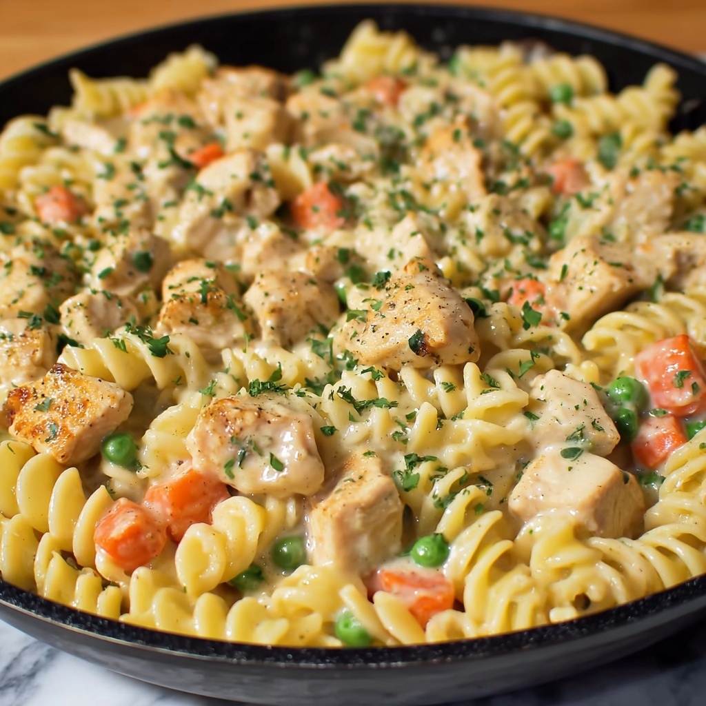 Chicken Creamy Pasta Pot Recipe - Recipe Image