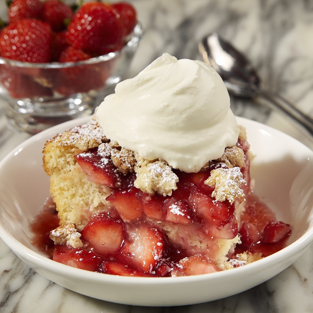 Easy Strawberry Cobbler Recipe - Recipe Image